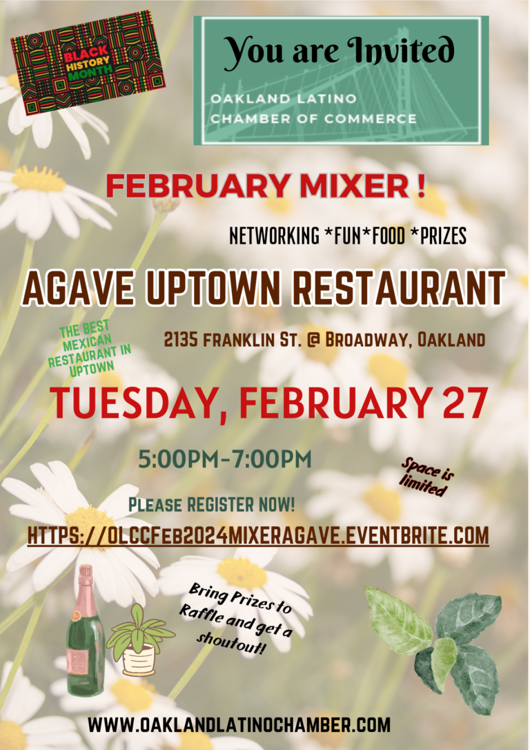 Mixers, Events, Programs Oakland Latino Chamber of Commerce